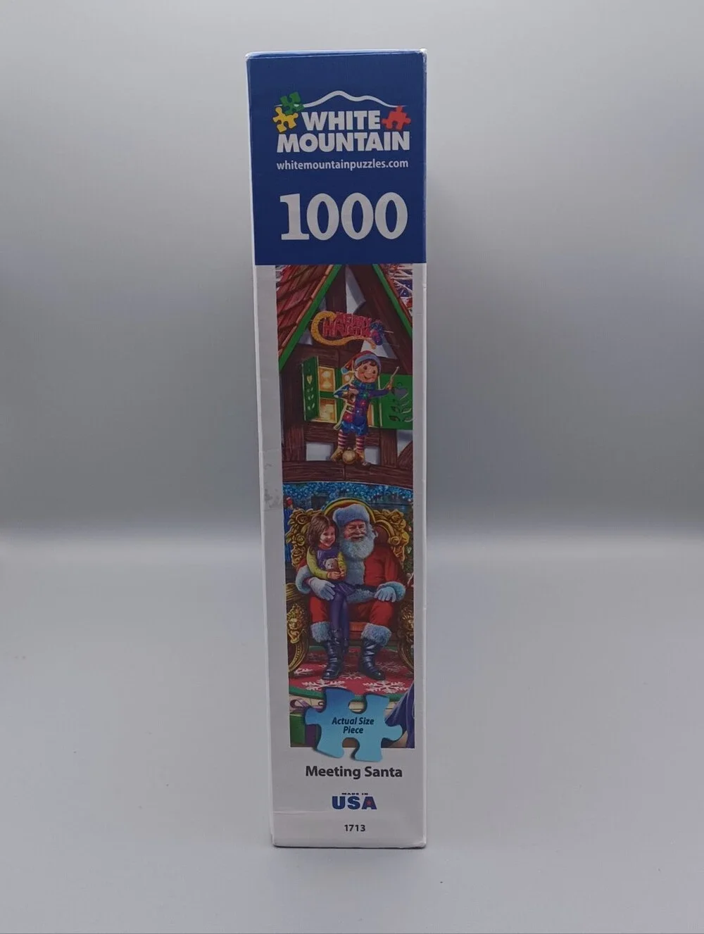 White Mountain Meeting Santa Puzzle Complete